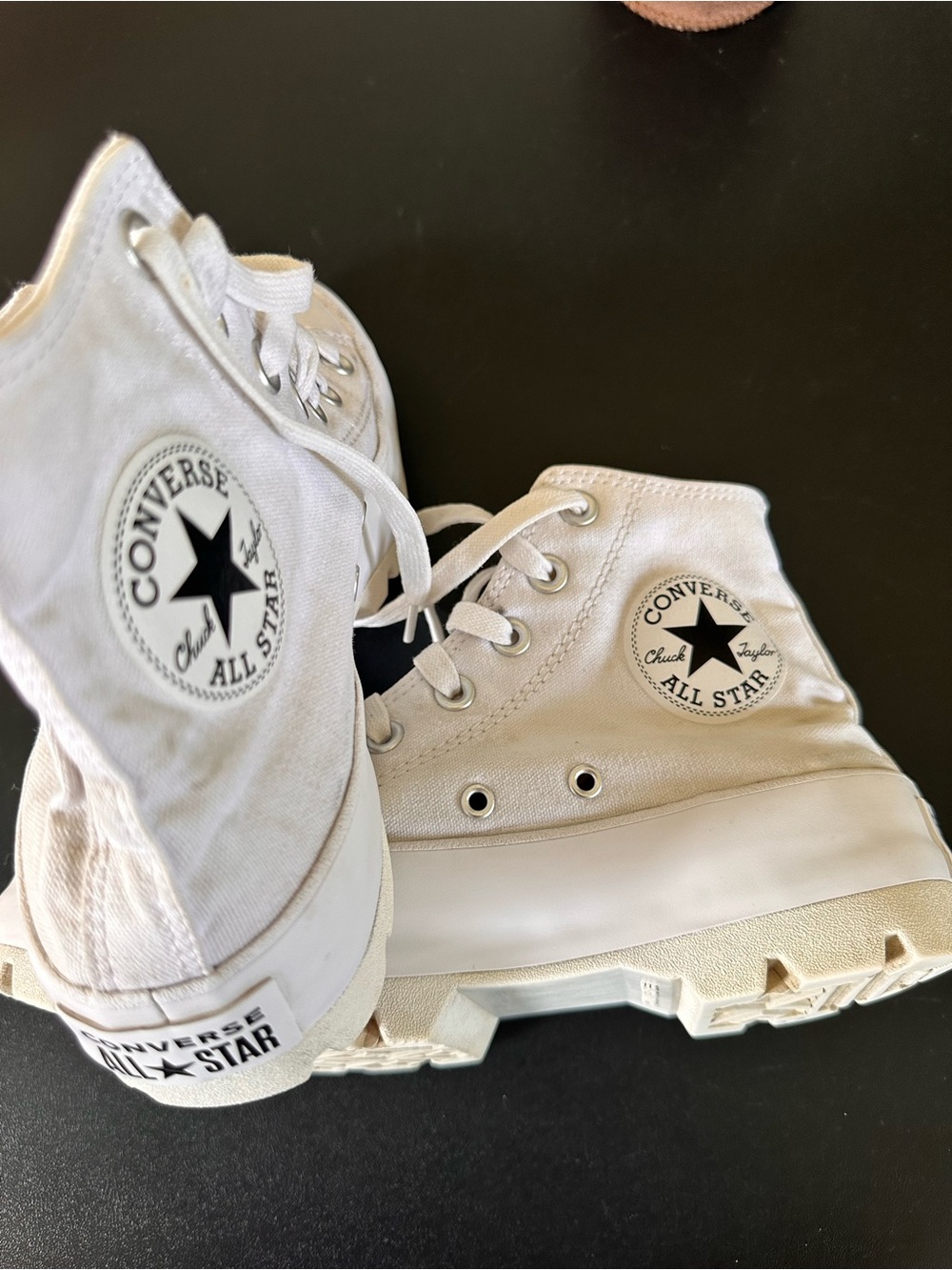 ⭐️ converse 7 white platforms